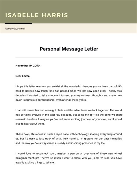 example of personal letter|How to Write & End a Personal Letter — Emily Post.